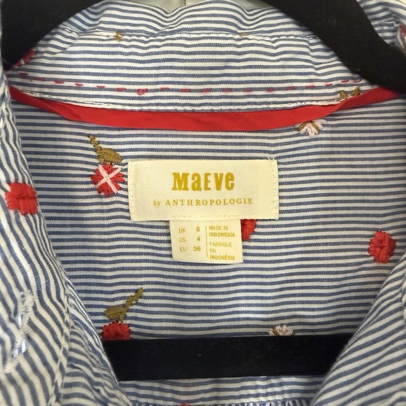 Maeve Embroidered Button Down‎ - Picture 6 of 8
